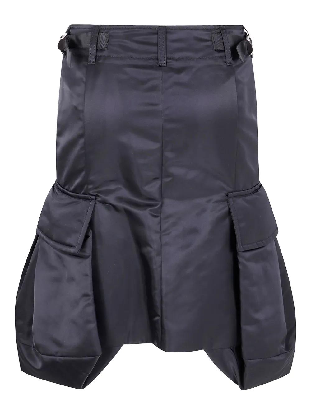 【sacai】ブラック グログラン ミディアムスカート レディース Sacai スカート | オンラインセールは最大43%オフ | Lyst