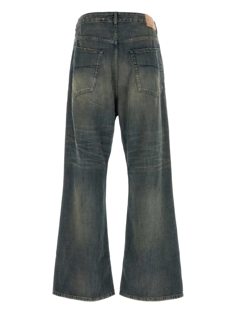 Balenciaga Low-Crotch Jeans in Gray for Men | Lyst