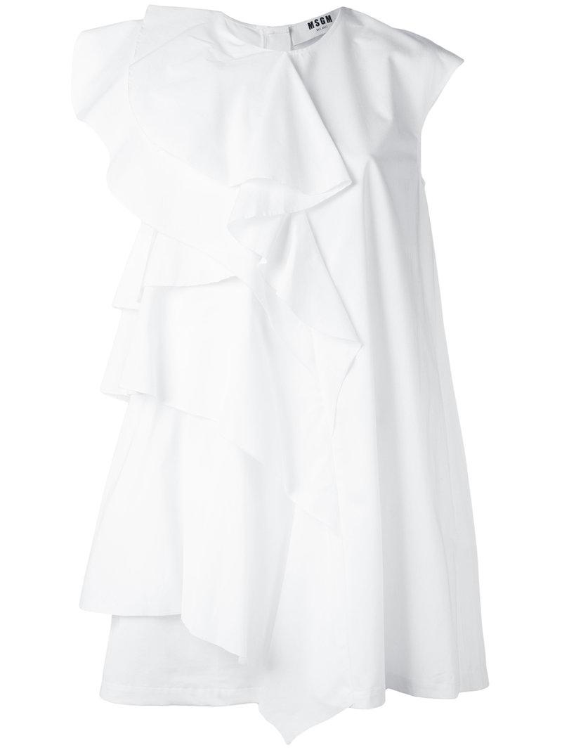 msgm white dress