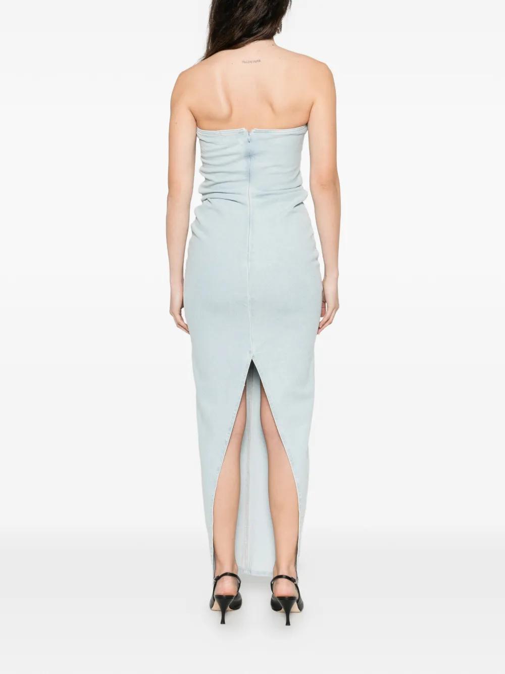 haikure denim maxi dress HAIKURE Jill Denim Maxi Dress - Blue