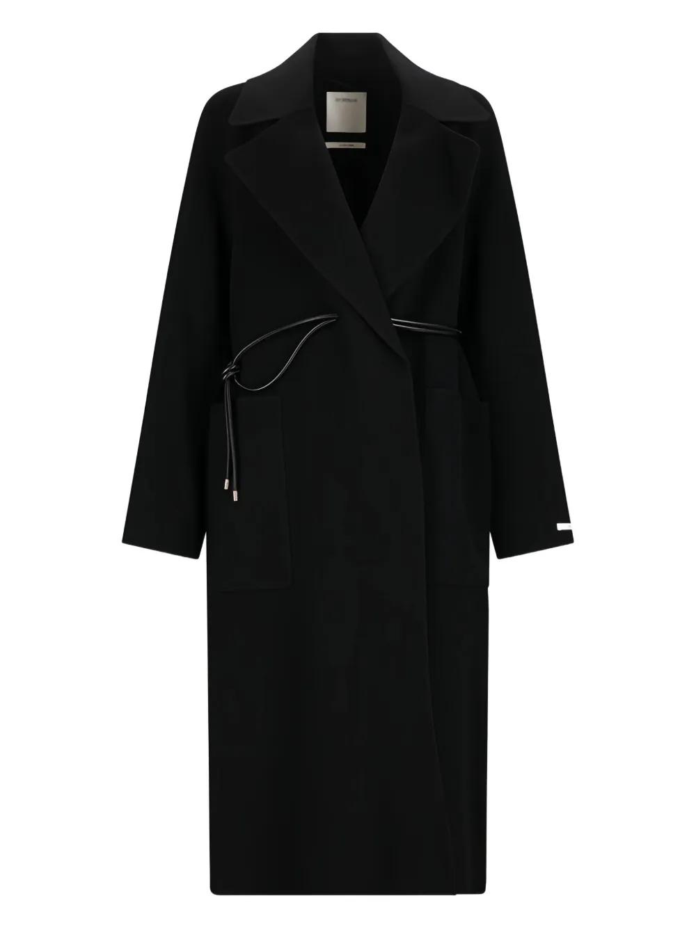 SPORTMAX ブラック ロングコート SPORTMAX（MAX MARA） - スポーツマックス チェスターコート