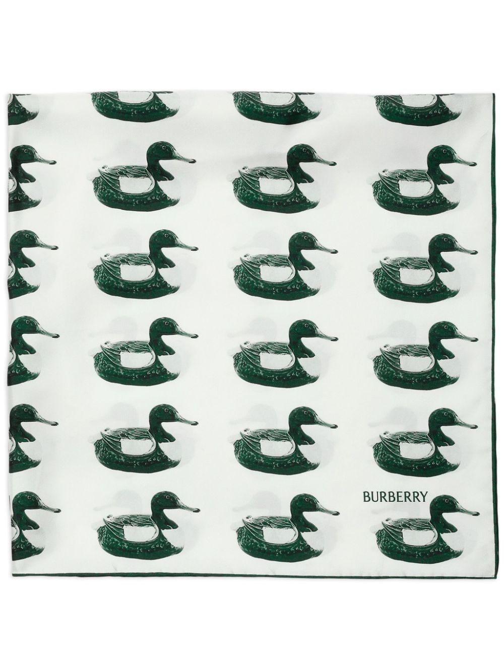 Burberry Vintage Check And Animal Print Silk Scarf - Farfetch