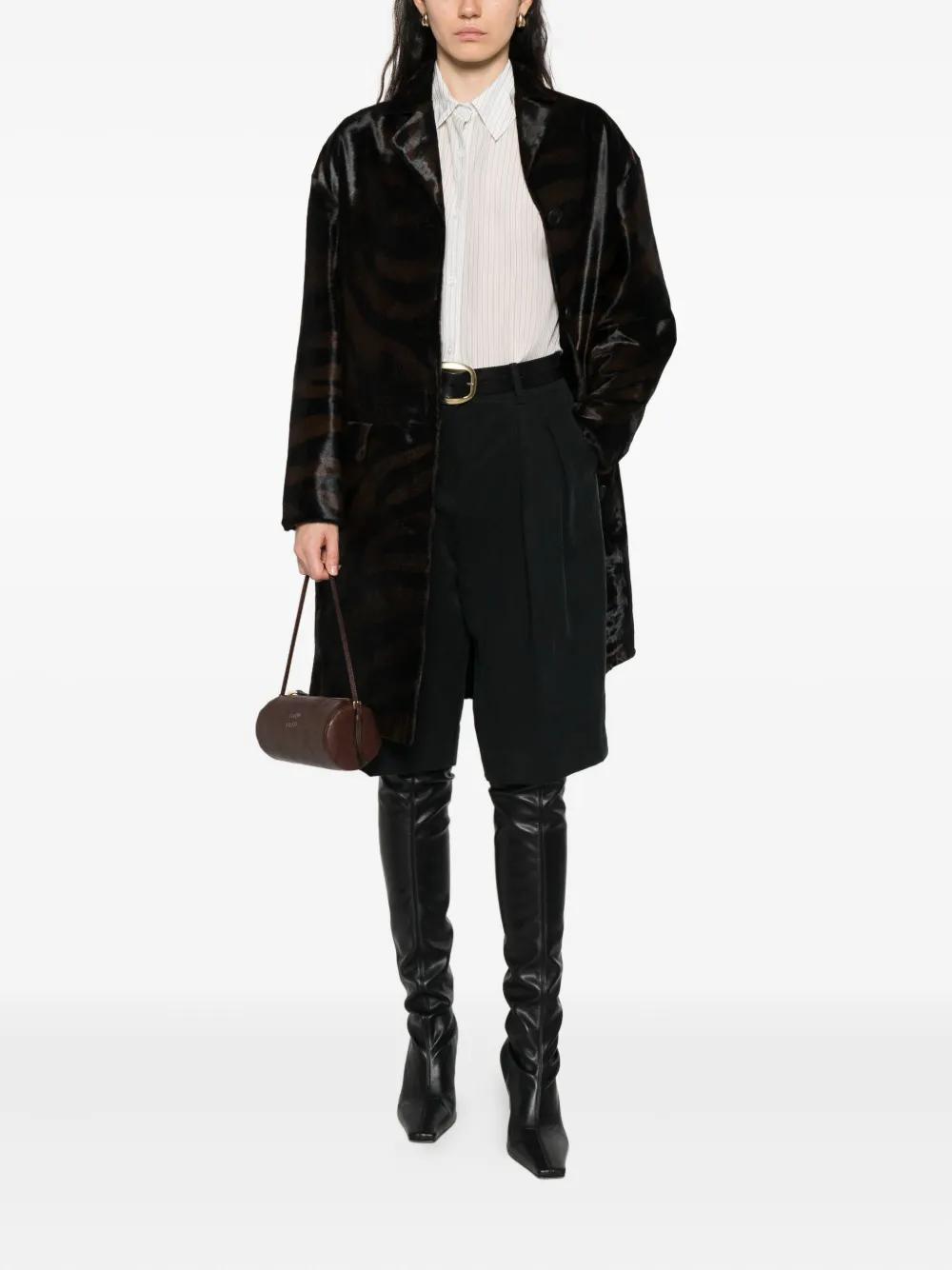 トレンチコート Salvatore Santoro Double-Breasted Ovine Leather Trench Coat Salvatore Santoro Glov Coat In Grey | ModeSens