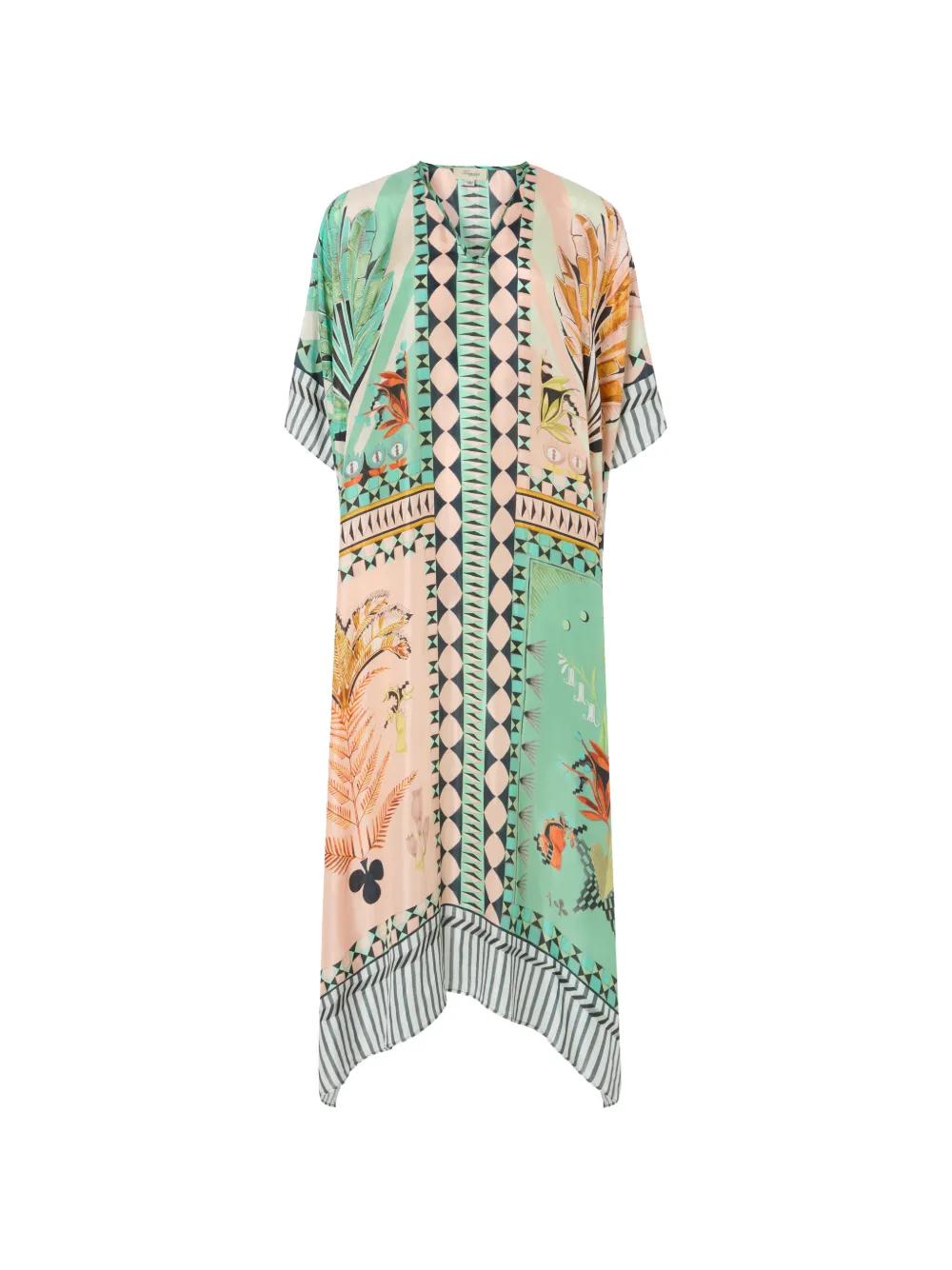 knee length dresses for ladies Thalia Slip Dress - Green | Sleepwear main image 1