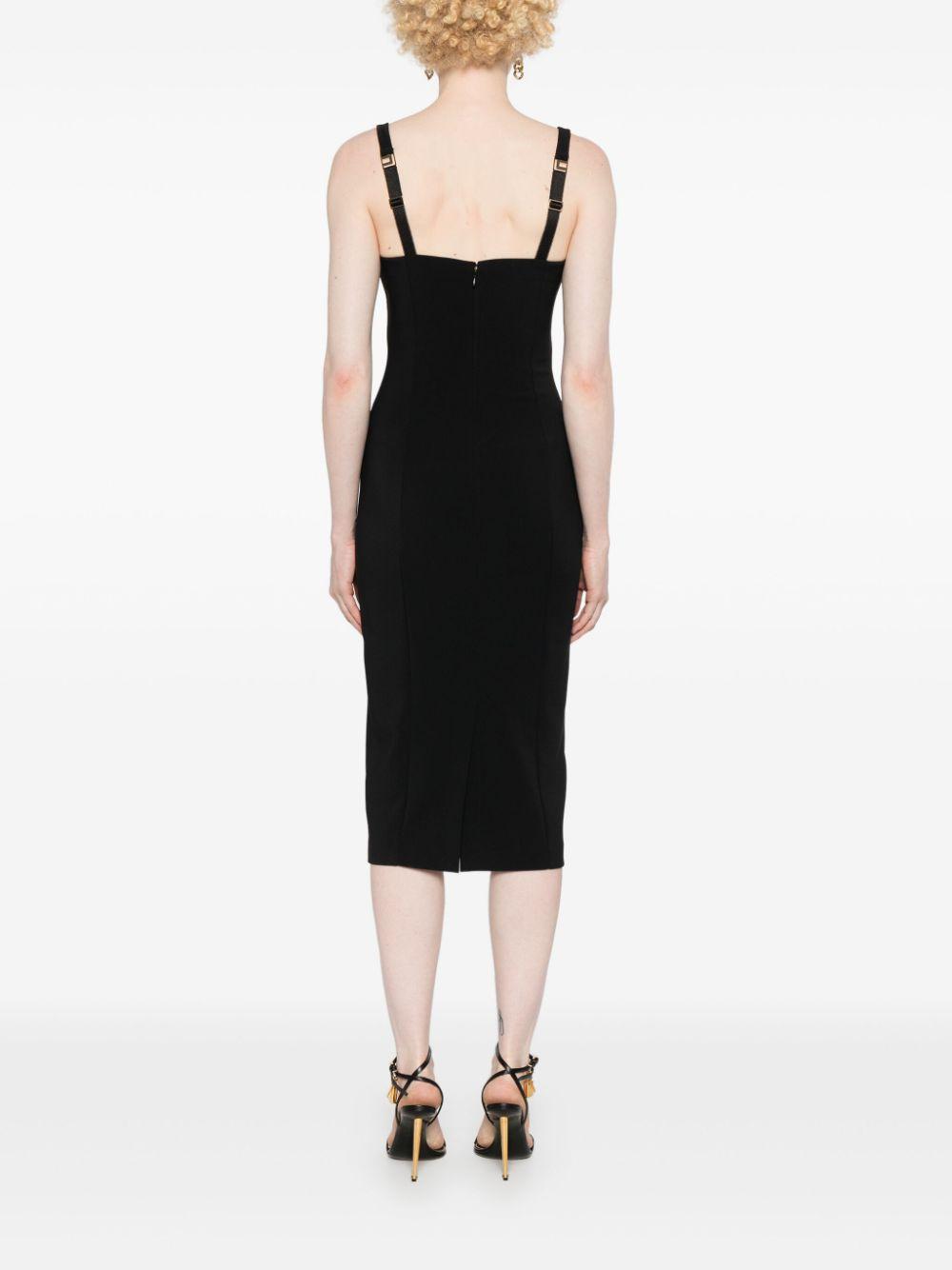 ELISABETTA FRANCHI フロントフリルミニワンピース ドレス 38