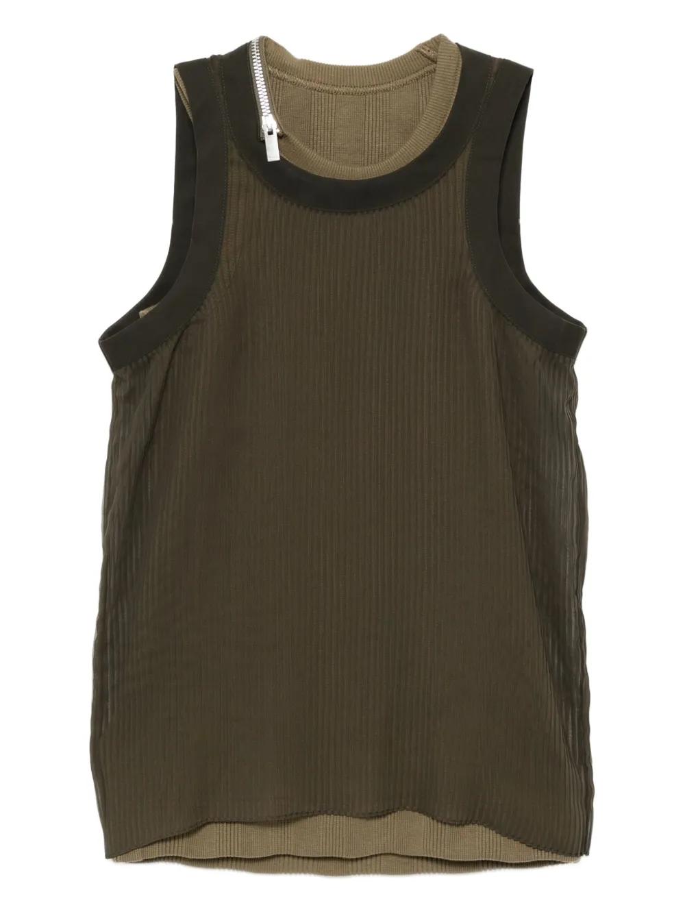 Sacai Sleeveless and tank tops for Women | Online Sale up to
