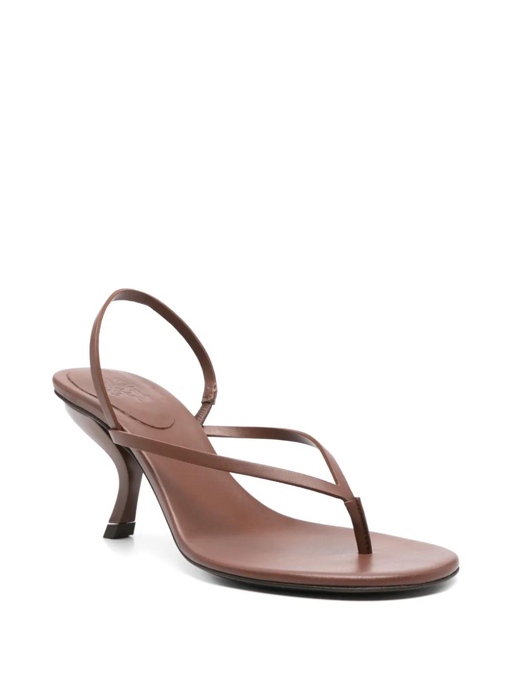 Gia Borghini 65Mm Aurora Sandals in Brown | Lyst Gia Borghini 65Mm Aurora Sandals in Brown | Lyst