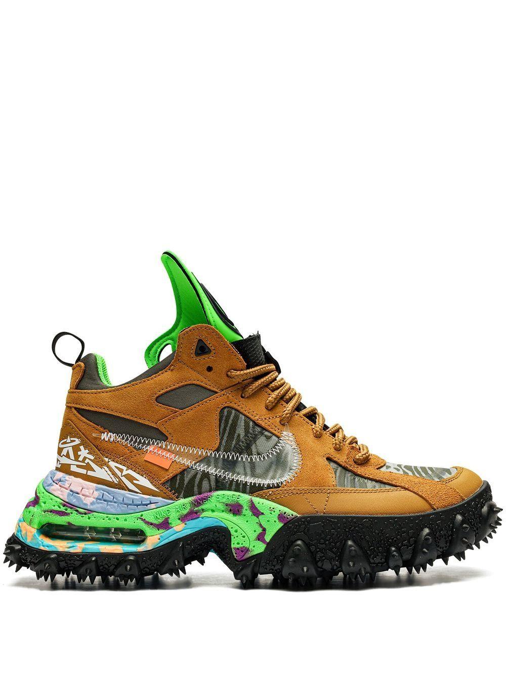 Nike X Off-white Air Terra Forma Sneakers in Green for Men | Lyst