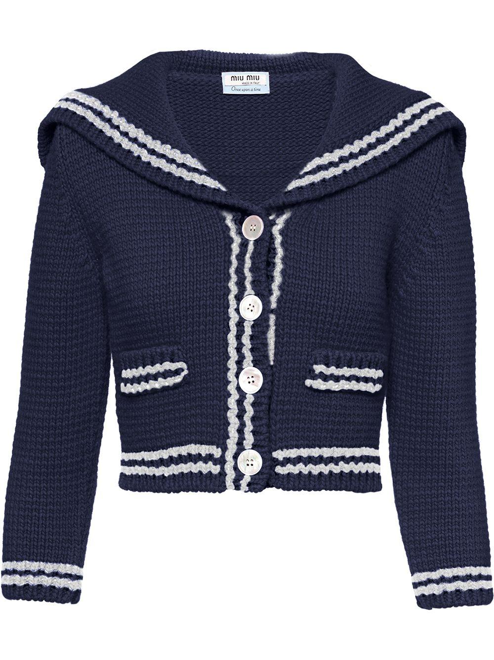 Cárdigan Once Upon a Time Miu Miu de Lana de color Azul | Lyst