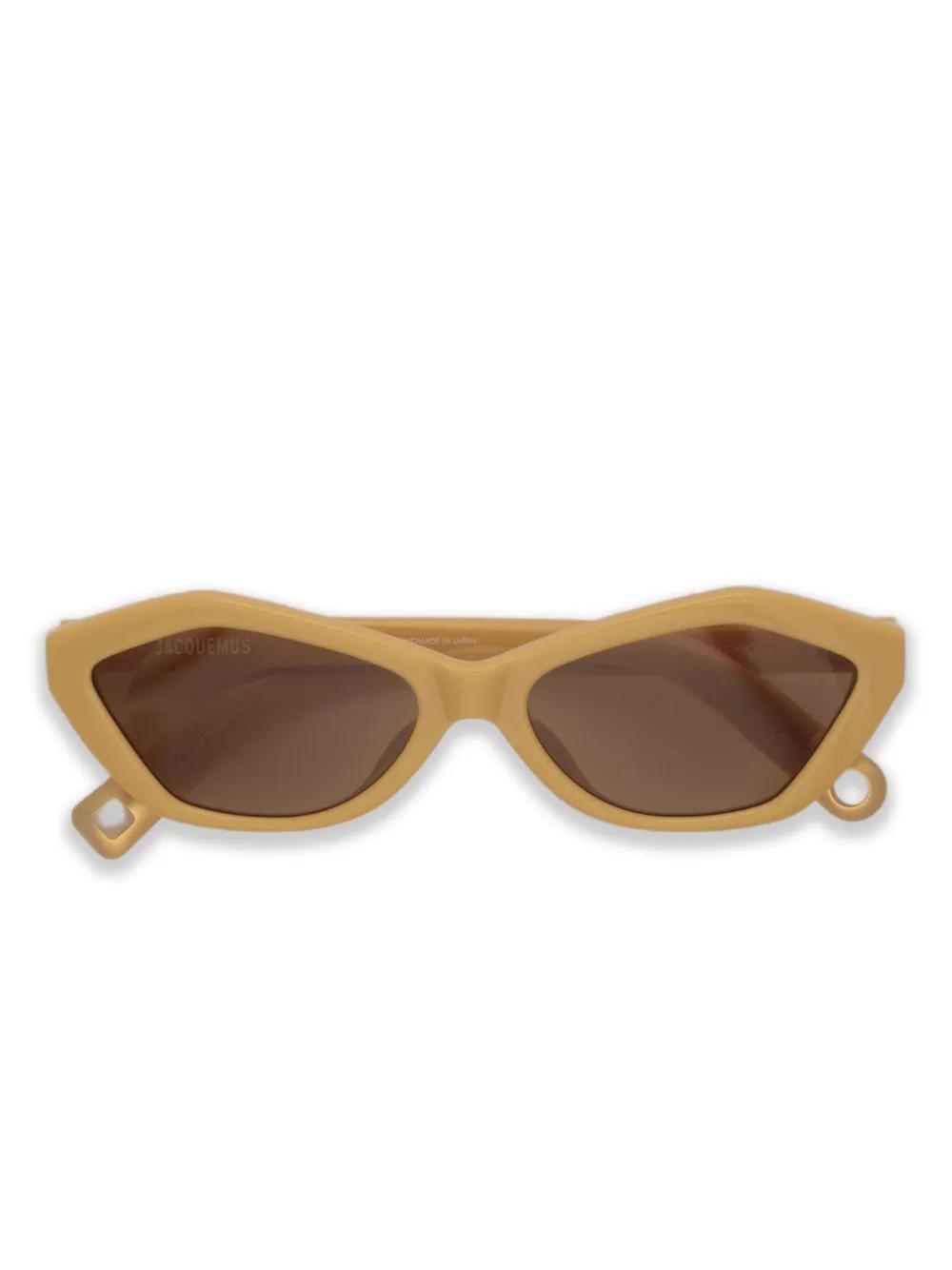 【送料&関税込】Jacquemus Geometric Frame Sunglasses Jacquemus Sunglasses with logo | Women's Accessories | Vitkac