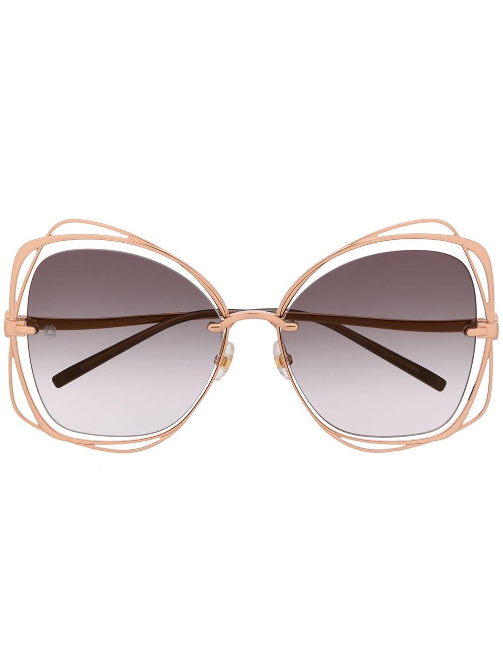 Elie Saab Le Jardin Oversized Frame Sunglasses | Lyst Australia