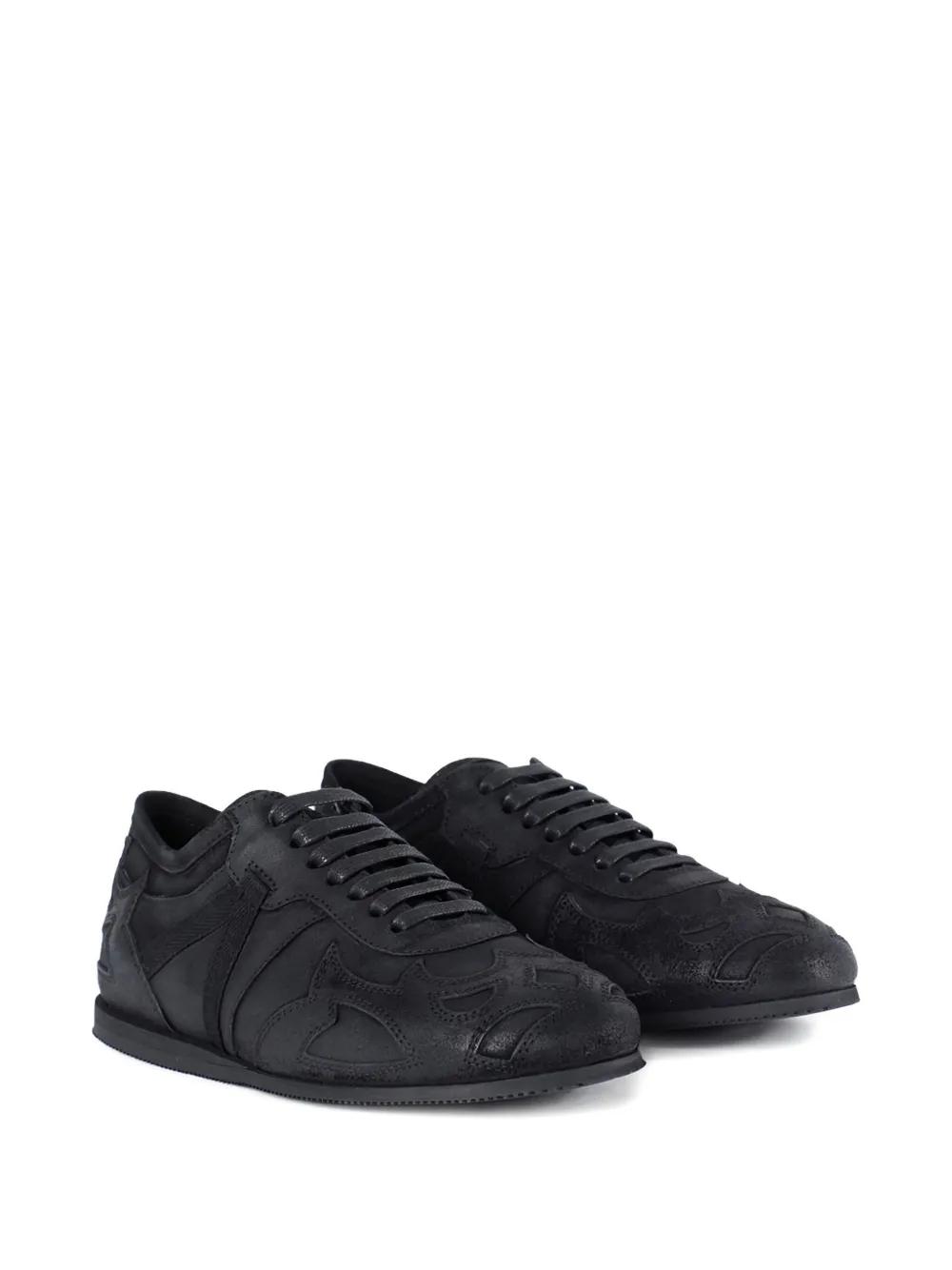 靴 ANN DEMEULEMEESTER Leather Trainers Siru Low-Top Boxing Sneakers – Ann Demeulemeester