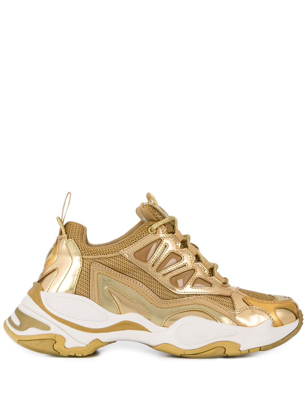 Sandro Rubber Astro Trainers in Gold (Metallic) - Lyst