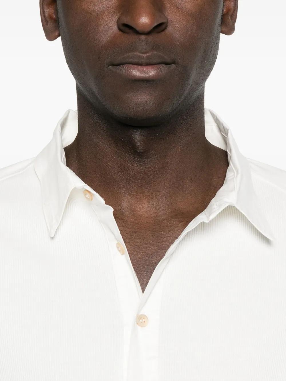 WALES BONNER ホワイト ポロシャツ 25001995_56255755_1000.jpg