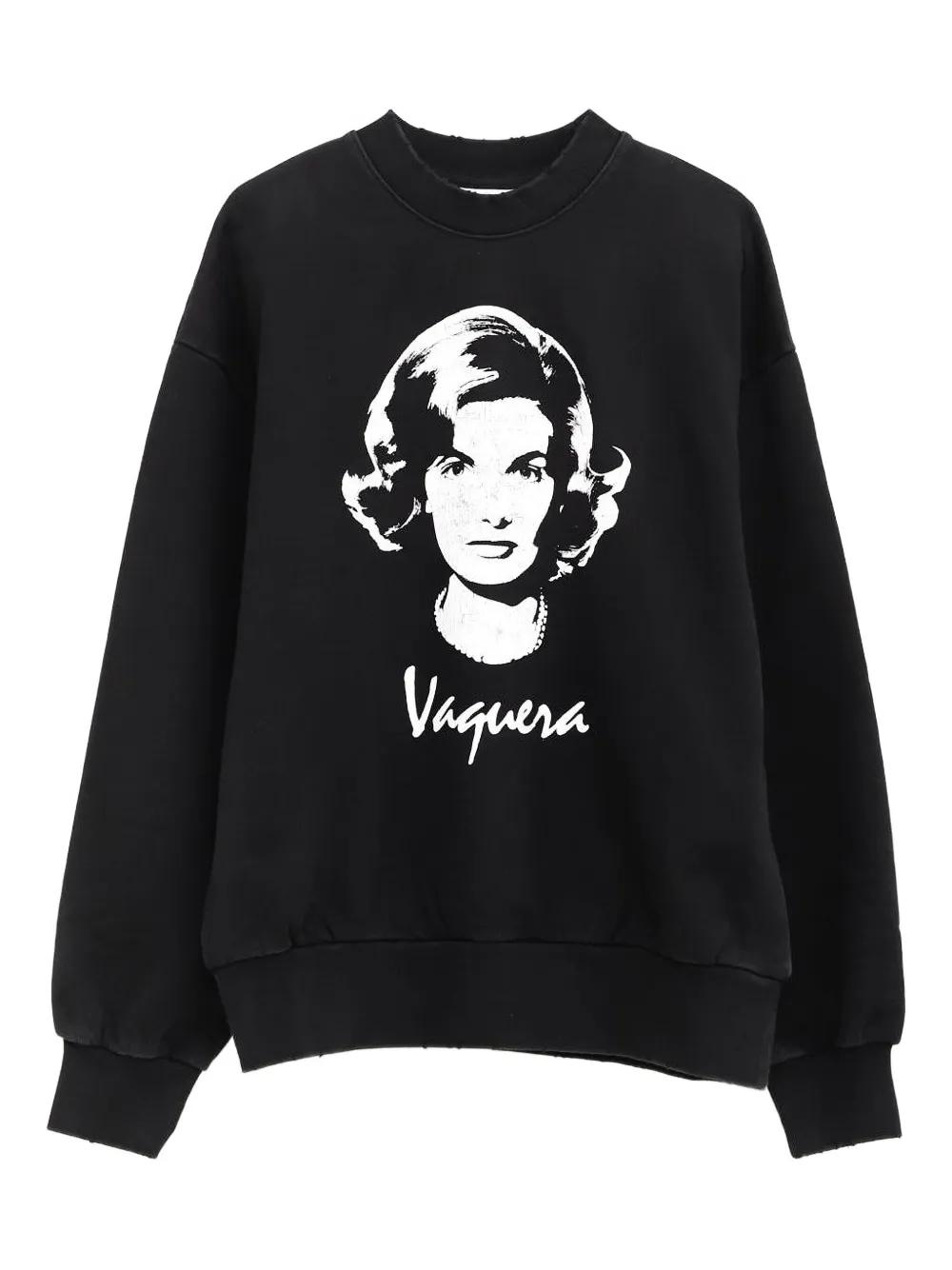 【関税・消費税込み】VAQUERA グラフィック スウェット シャツ VAQUERA グラフィック スウェットシャツ ブラック | Lyst