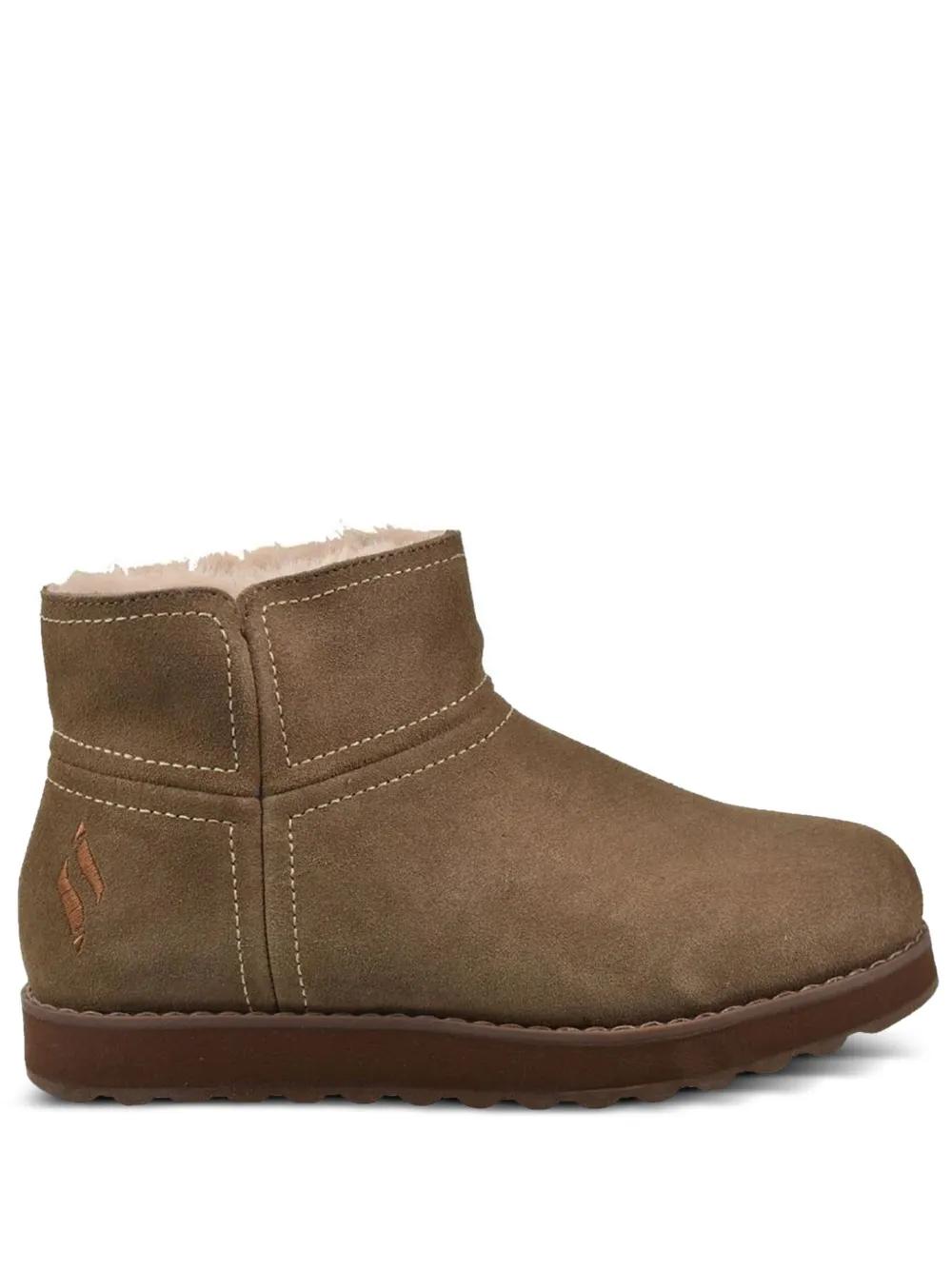 Skechers Keepsakes Sky Frost Pull-On Ankle Boots in Brown