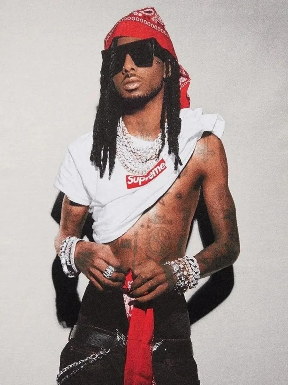 Supreme Graphic Playboi Carti Tee in White | Lyst