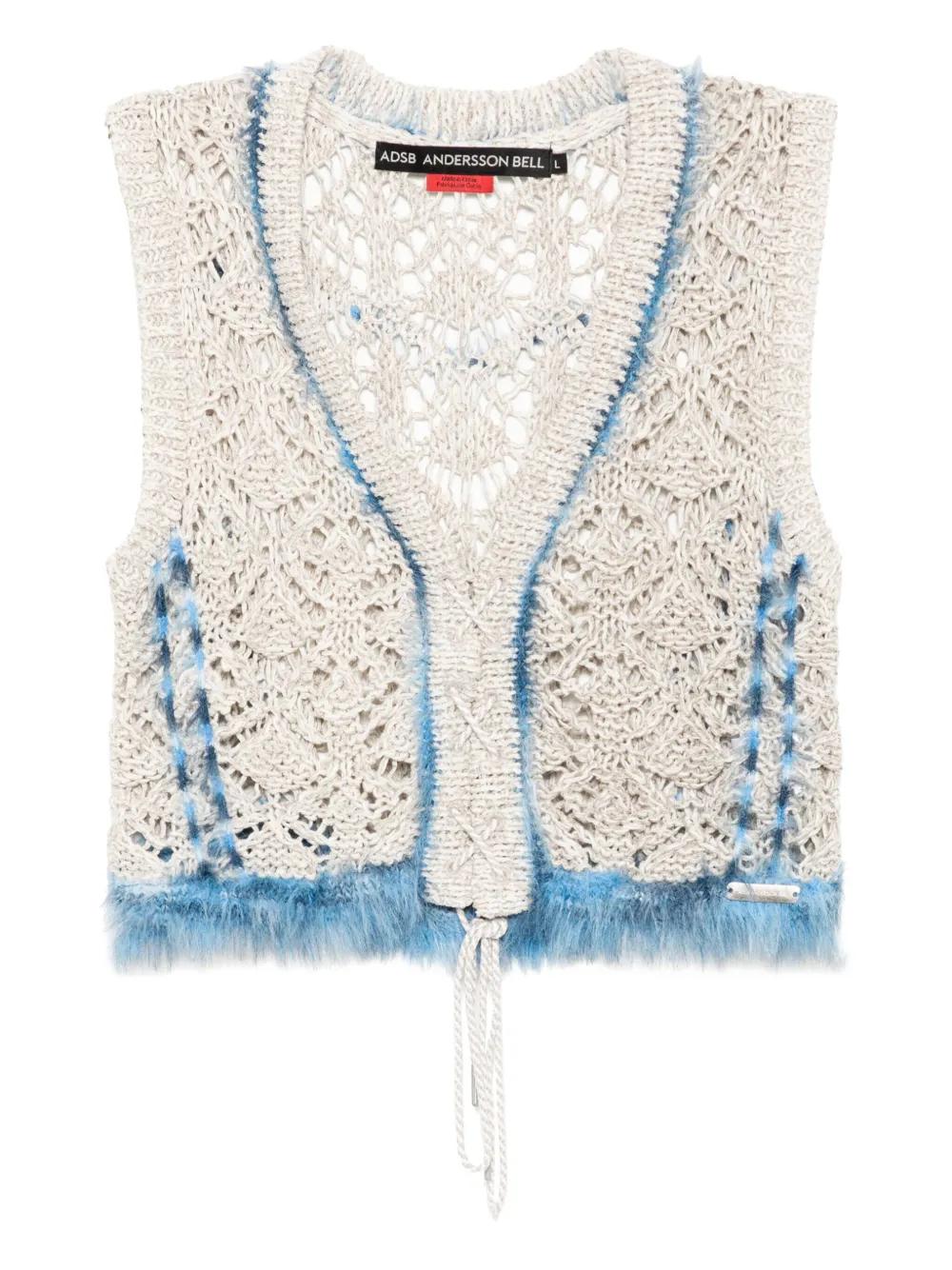 トップス ANDERSSON BELL * SUSTAINABLE KNIT VEST Andersson Bell - Meadow Mohair Vest | HBX - Globally Curated