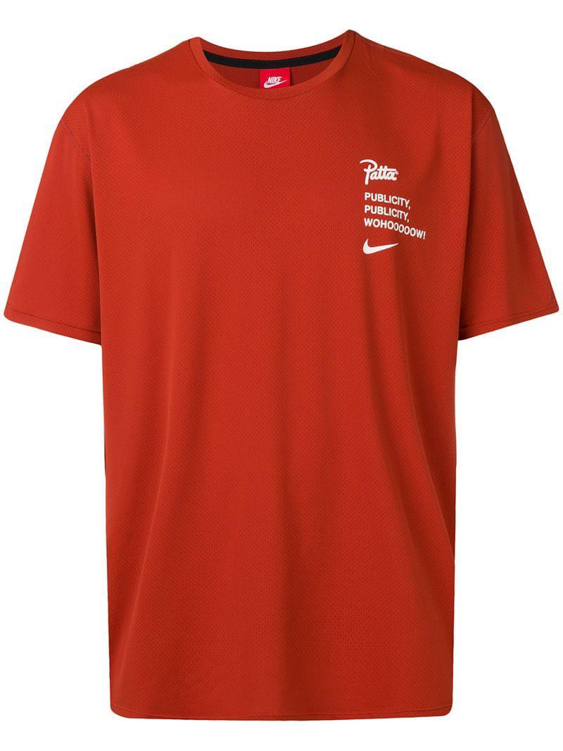 Articulación cafetería Peligro Nike Lab X Patta T-shirt in Orange for Men | Lyst