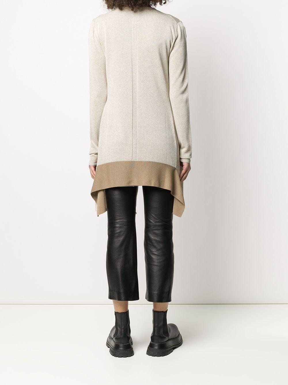 Rick Owens Synthetic Open Front Cardigan - Lyst