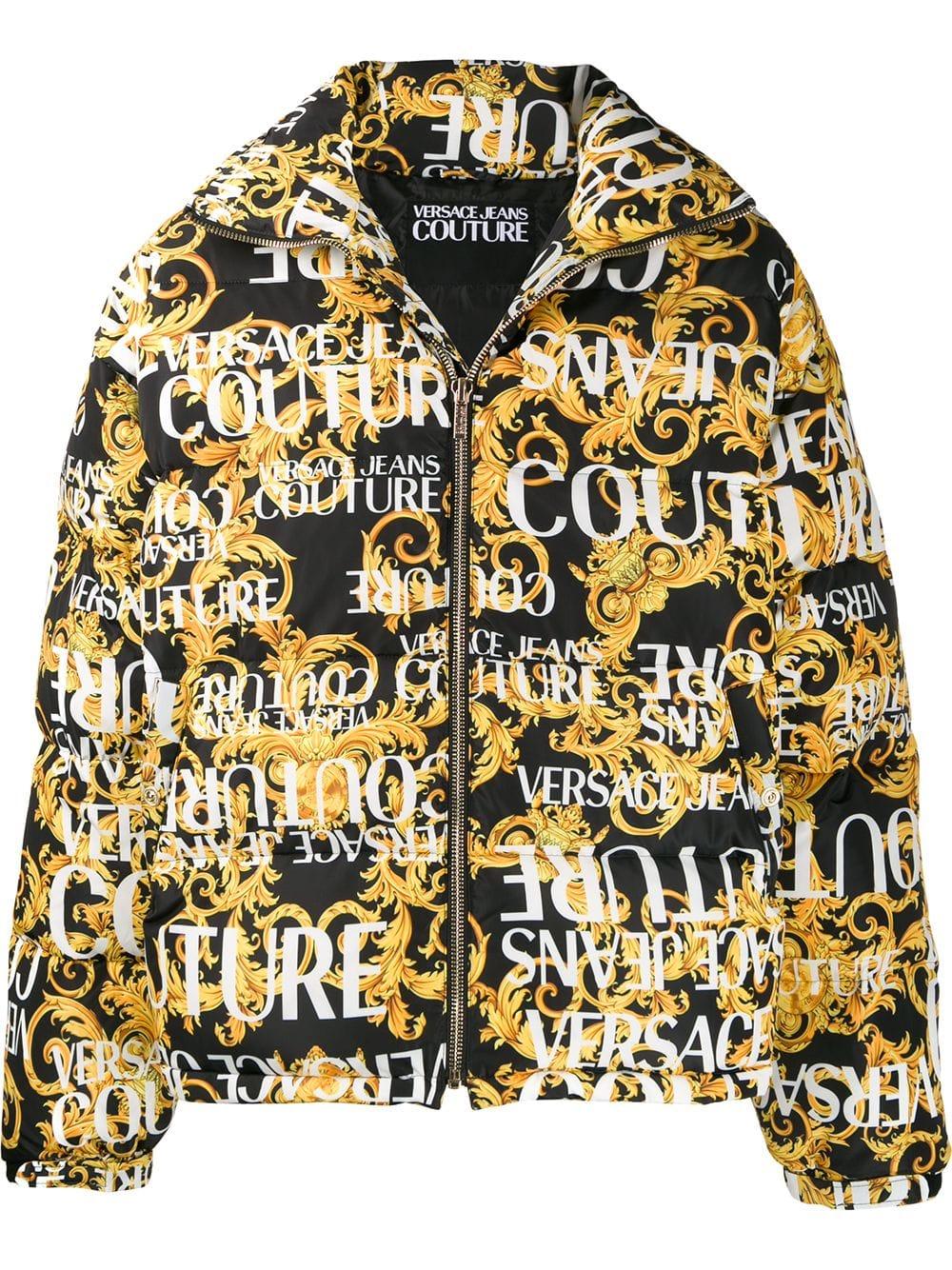VERSACE JEANS COUTURE Baroque Logo Denim Jacket - Wrong Weather
