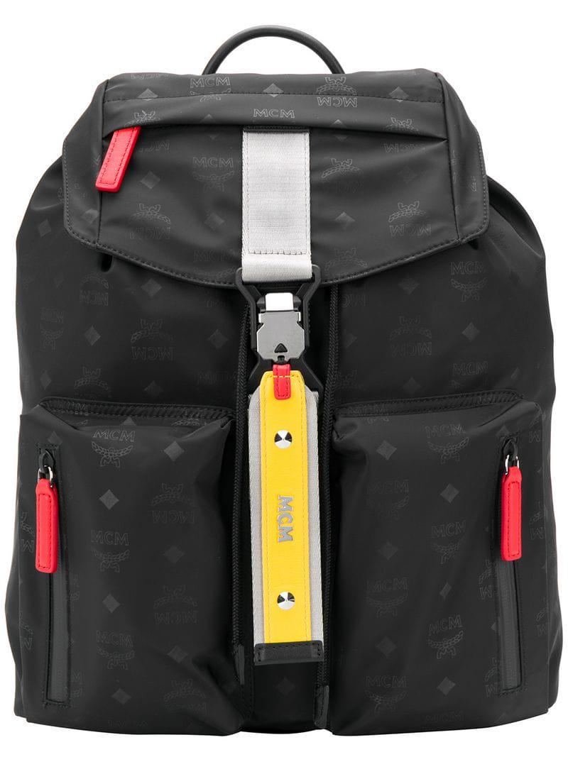 mcm resnick nylon backpack