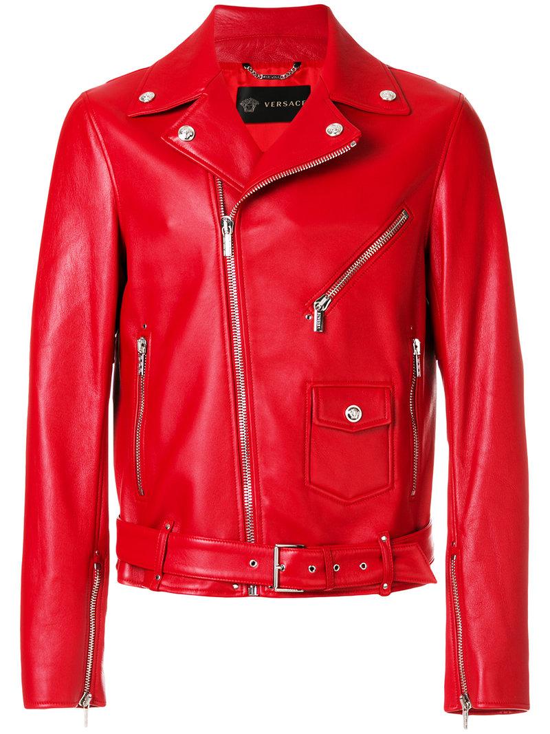 versace biker jacket