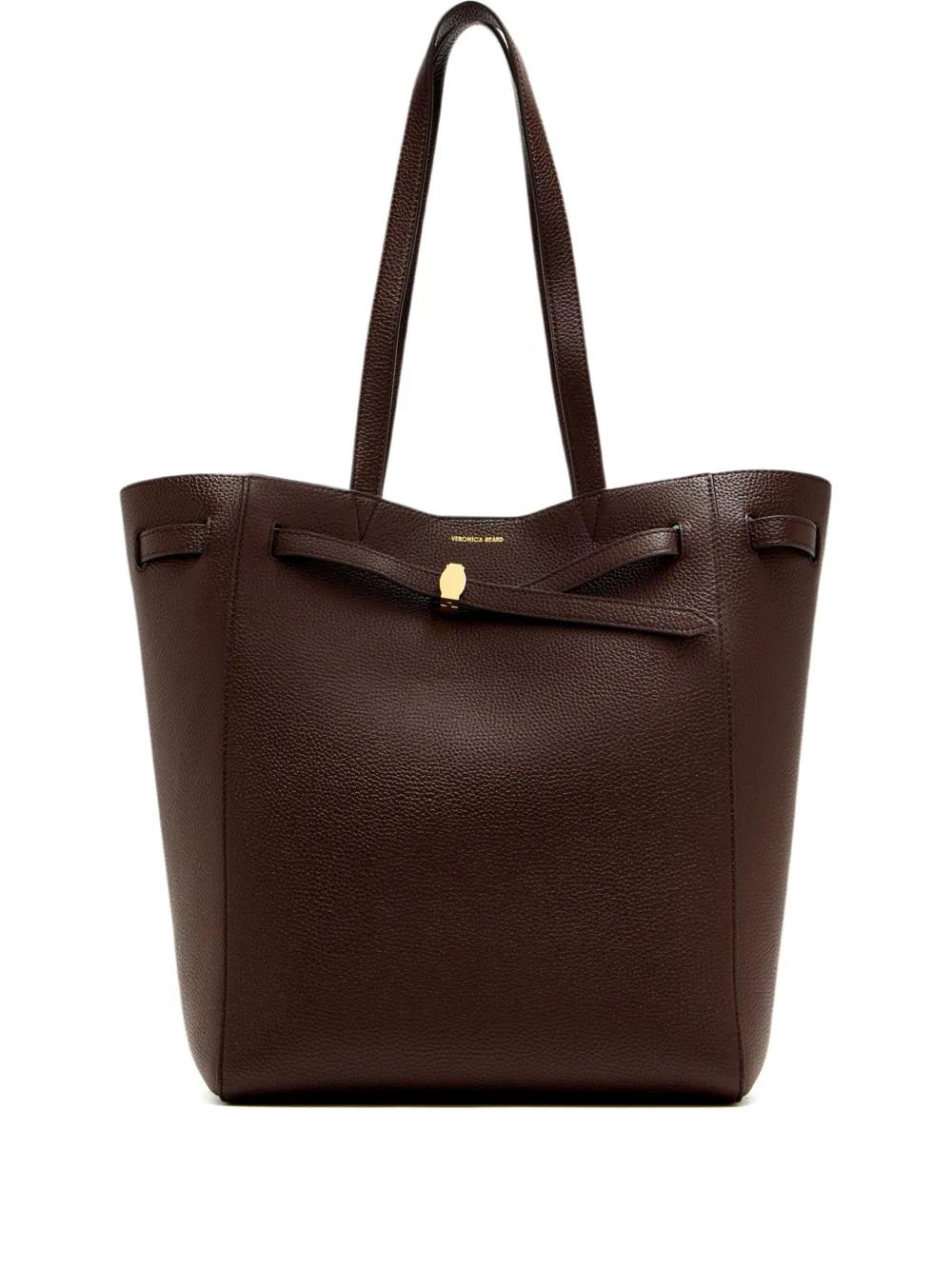 【VERONICA BEARD】国内発送★Small Grommet Shopper Tote Shopper Bag with Grommet Detailing in Off-White | Veronica Beard