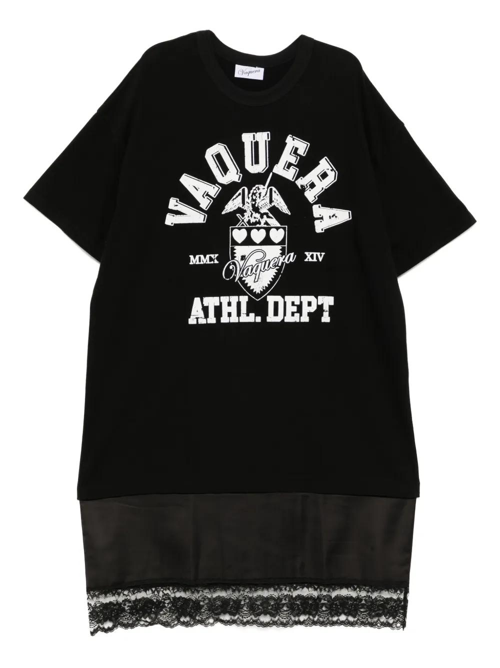 Vaquera Tシャツ Vaquera bra-print T-shirt | Black | FARFETCH