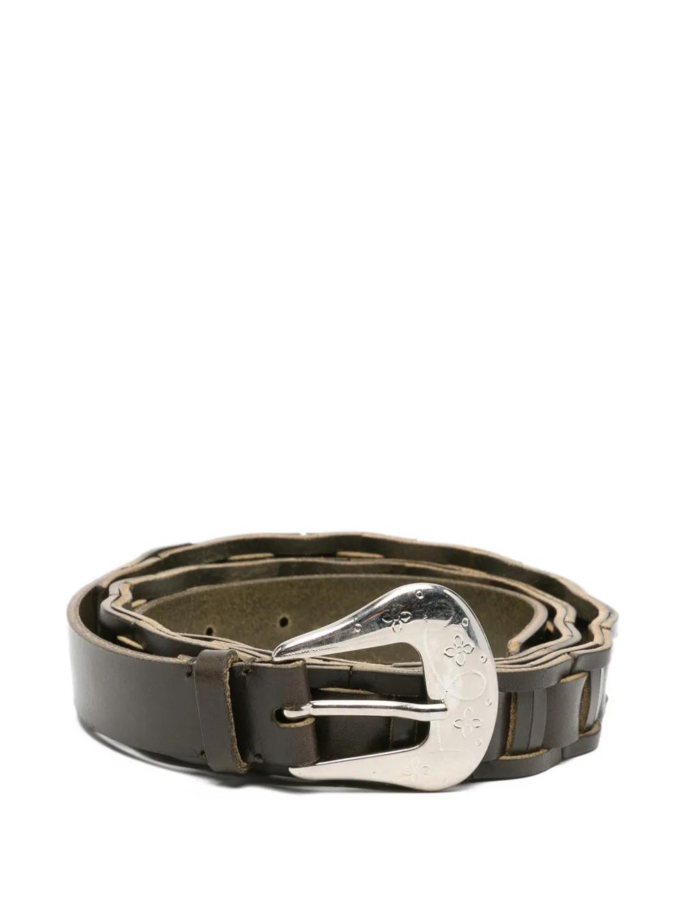 NAMACHEKO Braided-Design Belt in Gray for Men | Lyst