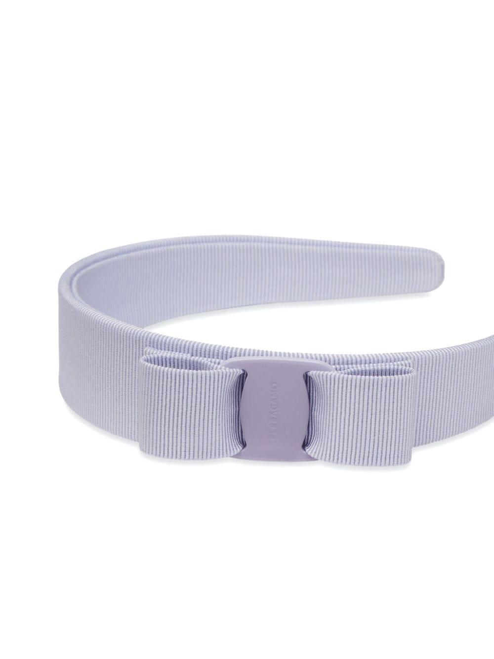 Ferragamo Vara Bow-Detail Head Band in Purple | Lyst display picture 3