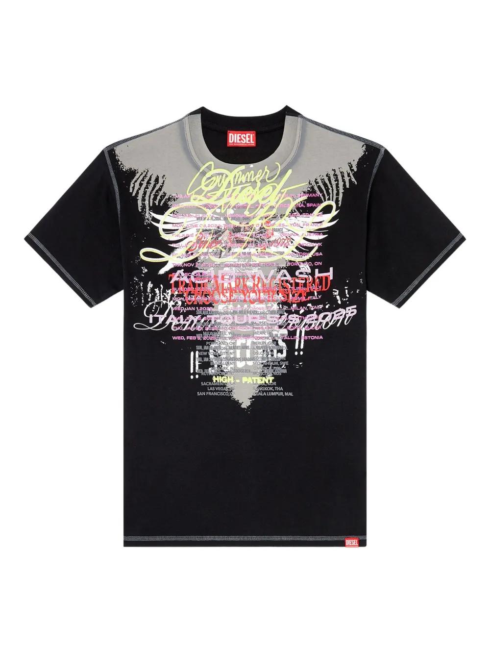 DIESEL T-Normac-1 Tシャツ 2025 DIESEL Remaster Capsule T-Normac-1 T-Shirt in Black | Lyst