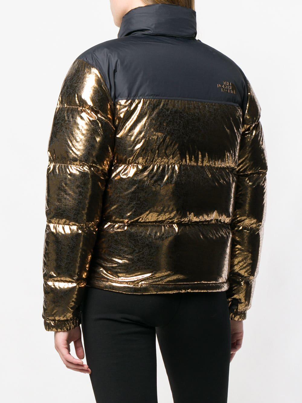 The North Face Synthetic Womens 1996 Retro Nuptse Jacket In Copper in Gold  (Metallic) - Lyst