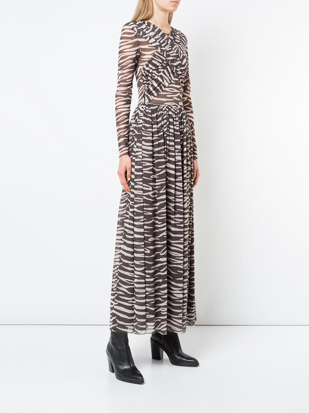 Sheer Zebra Dress