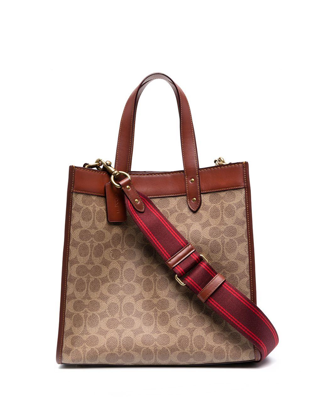 coach tote monogram