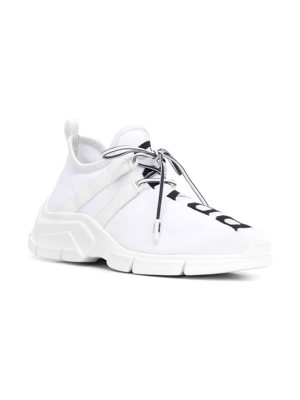 prada logo sneaker
