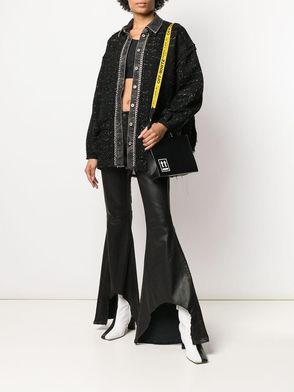 DIESEL Denim D-ferenz Bootcut Flared Jeans in Black | Lyst