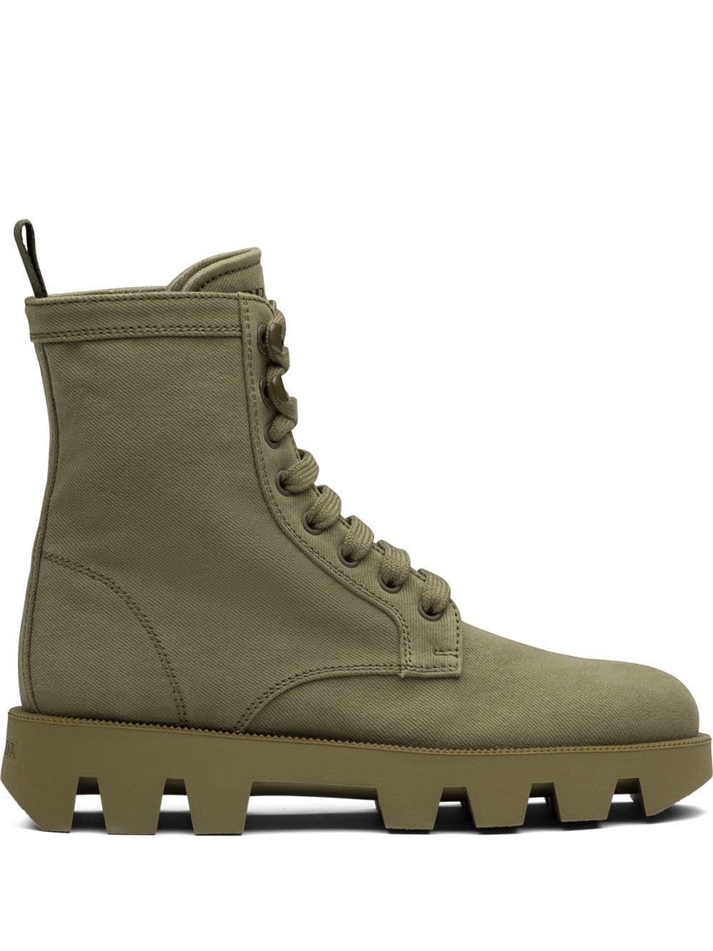 prada combat ankle boots