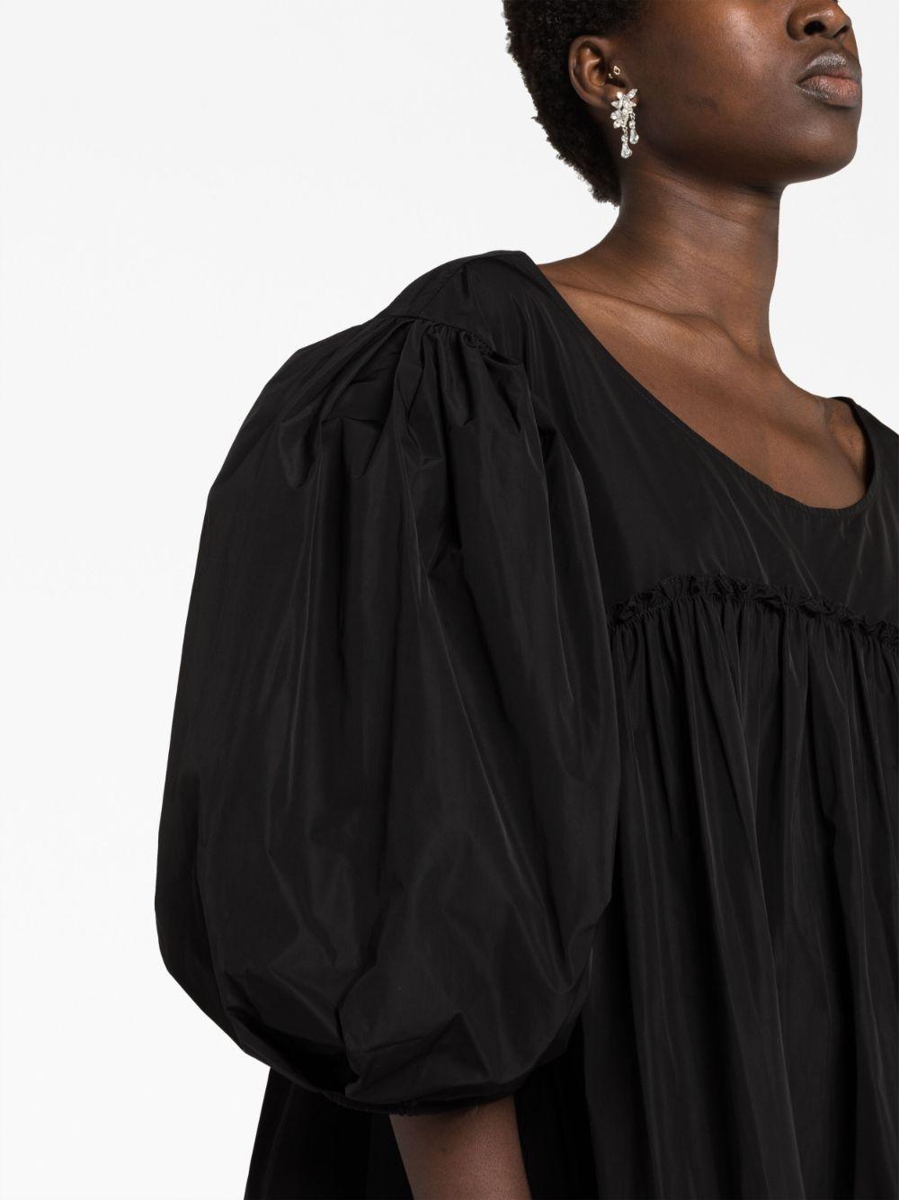 Simone Rocha Puff-sleeve Mini Dress - Women's - Polyamide/acetate/cupro in  Black | Lyst