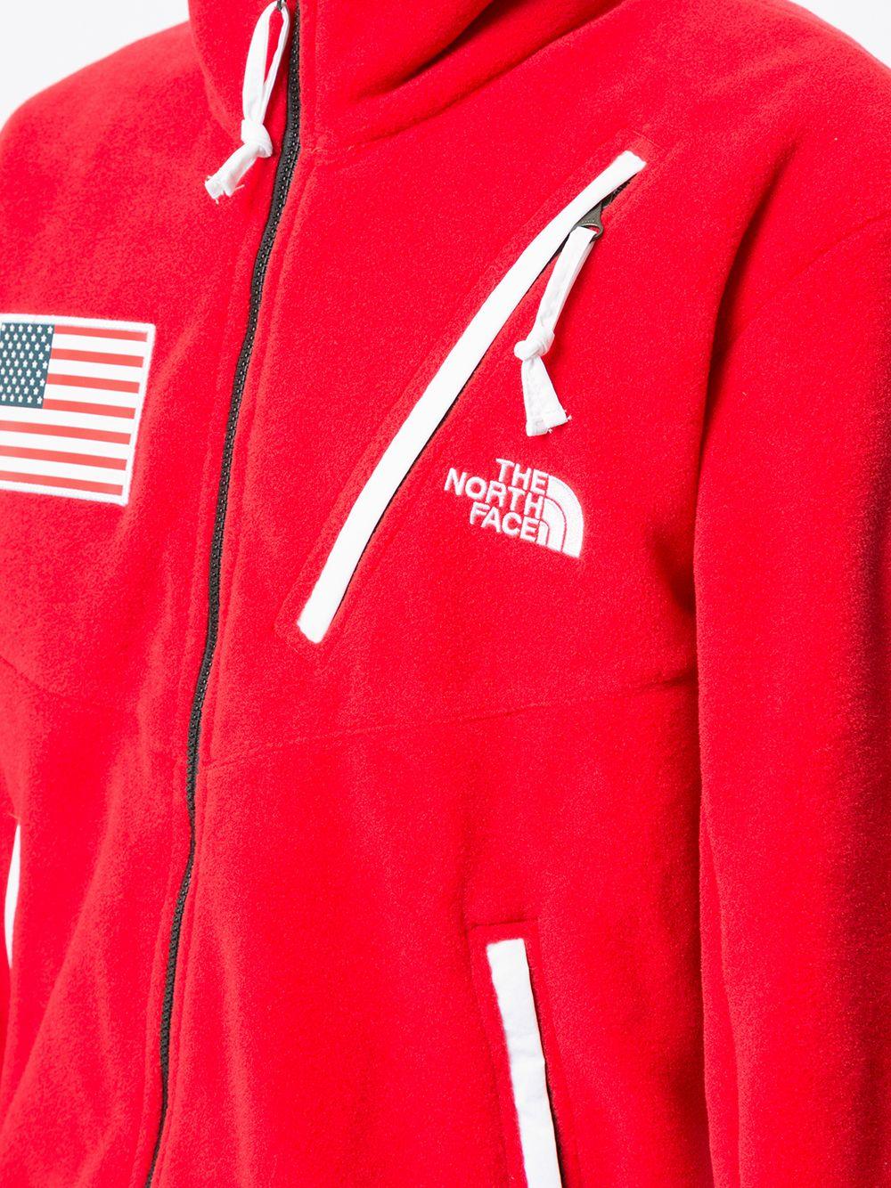 supreme the north face trans antarctica expedition pullover jacket red