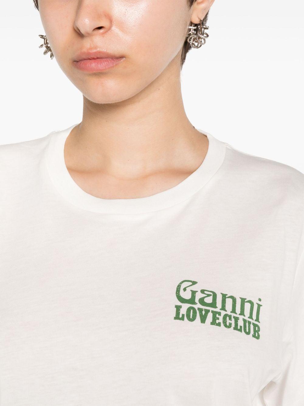 Ganni LOVECLUB Tシャツ(Sサイズ)ホワイト GANNI White Love Club Tee | Jules B