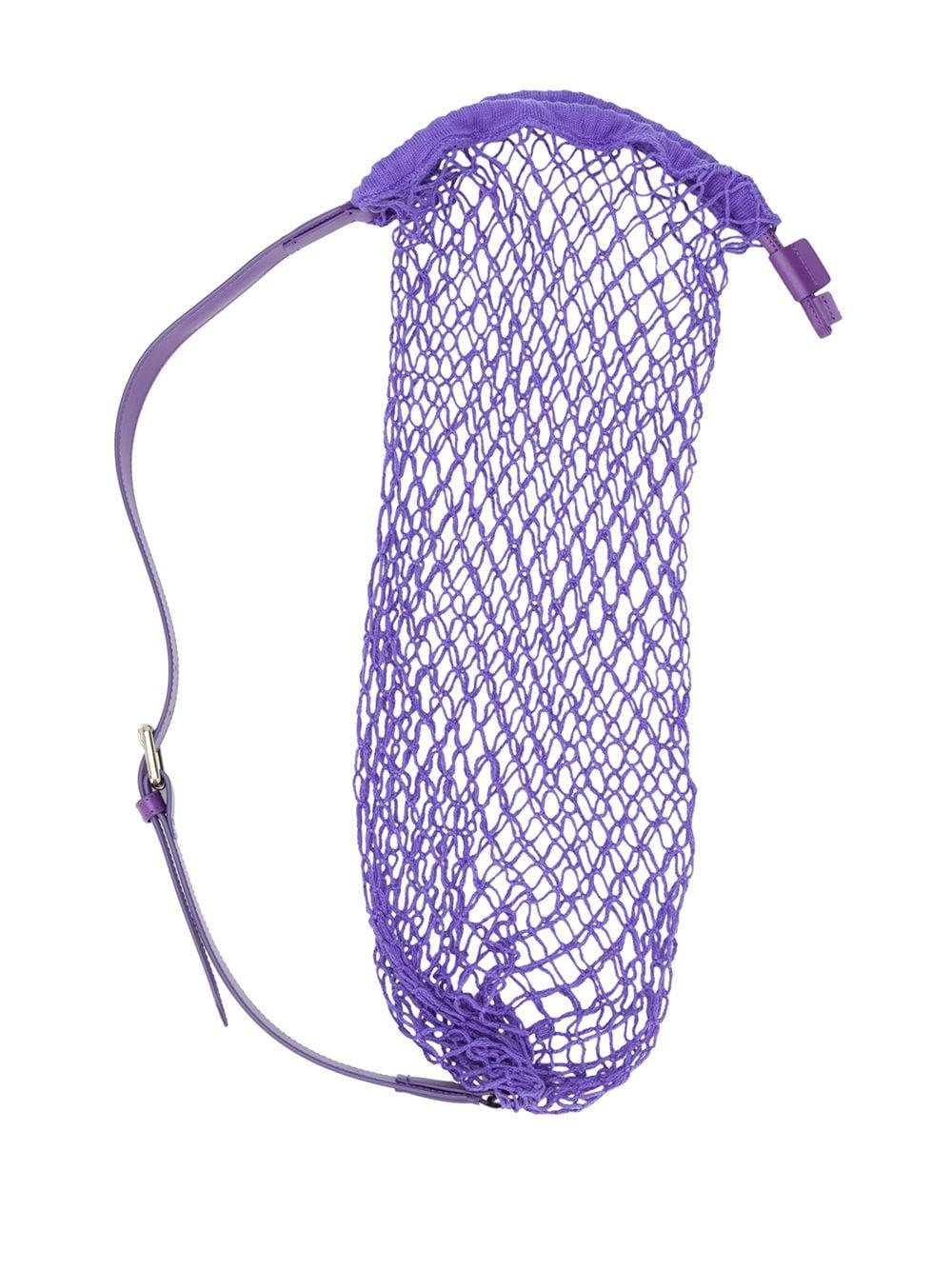 Jacquemus Fishnet Shopping Bag in Purple for Men