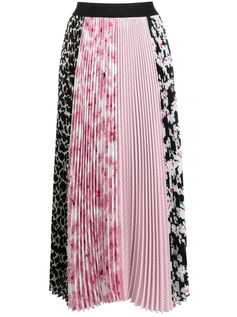 Msgm pleated sequin midi skirt cheap