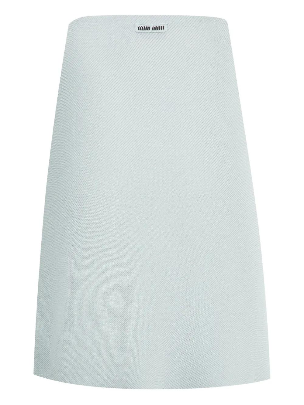 Miu Miu Mid-length skirts for Women | Online Sale up to 47