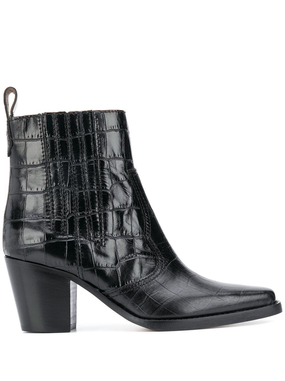 mens western style ankle boots