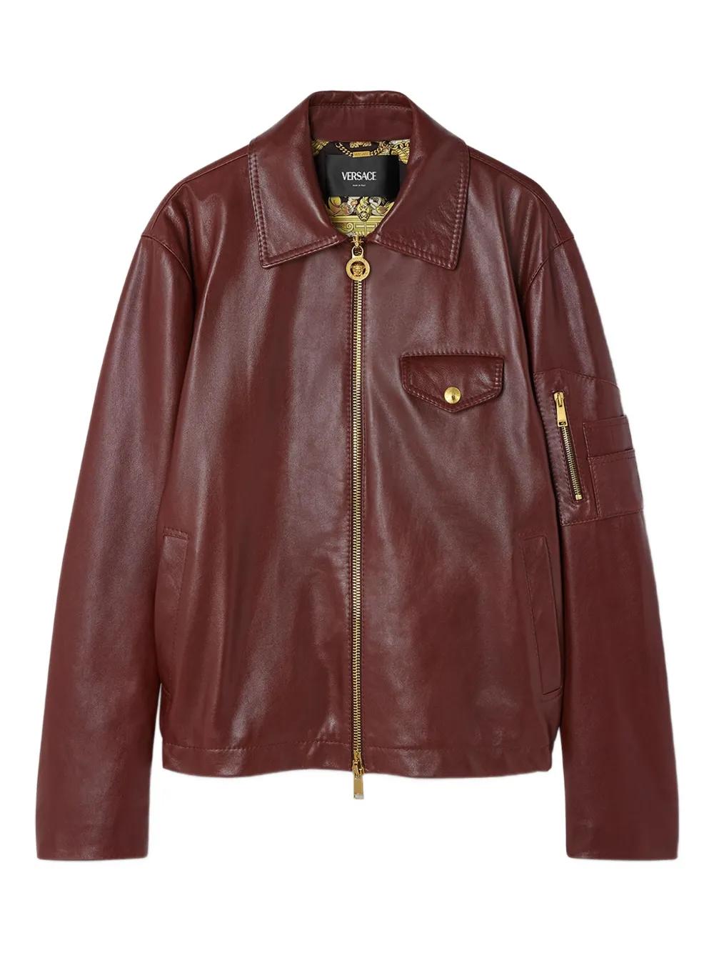 Versace Leather jackets for Men | Online Sale up to 50% off