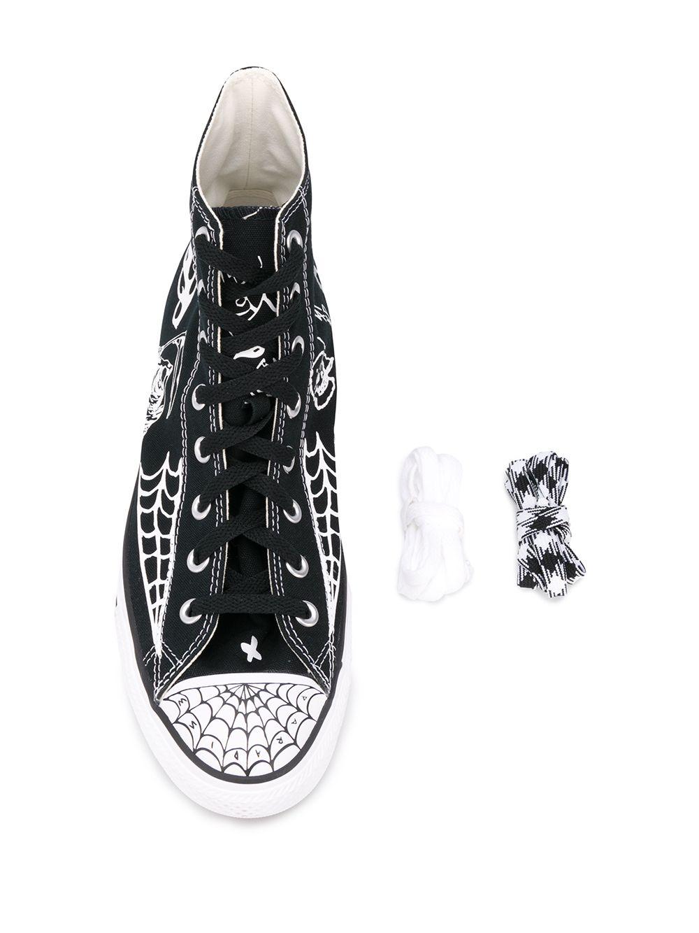 Converse Spiderweb Print Chuck Taylor Sneakers in Black for Men | Lyst