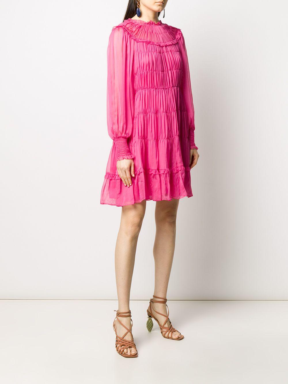 ULLA JOHNSON Octavie Dusty Rose Pink Dress - We Select Dresses