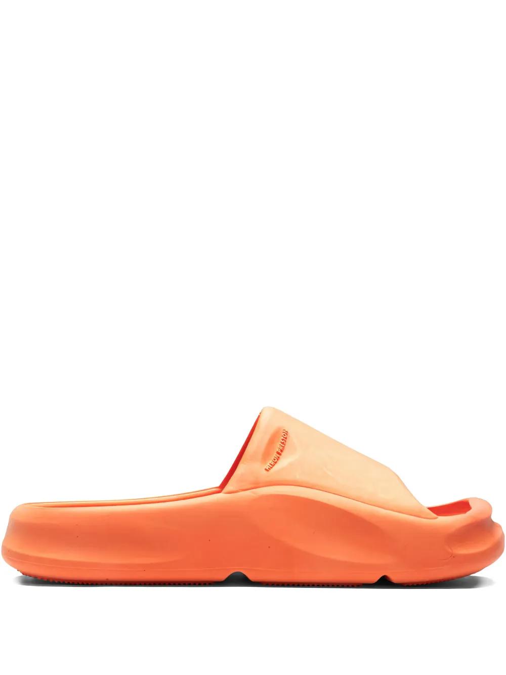 【Heron Preston】ロゴパッチ パデッド スライドサンダル Heron Preston | Logo Patch Sliders | Slider Slippers
