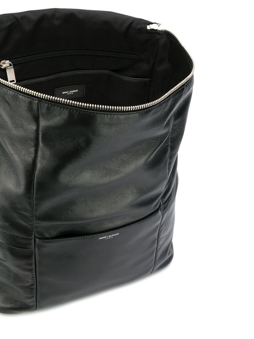 Saint Laurent Sid Zipped Backpack in Black Lyst Australia